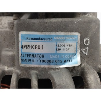 Recambio de alternador para hyundai terracan (hp) 2.9 crdi cat referencia OEM IAM  110A 