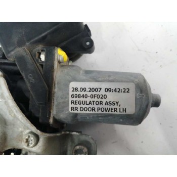 Recambio de elevalunas trasero izquierdo para toyota corolla verso (r1) 1.8 16v cat referencia OEM IAM TIJERA 698400F020 CARIBE 