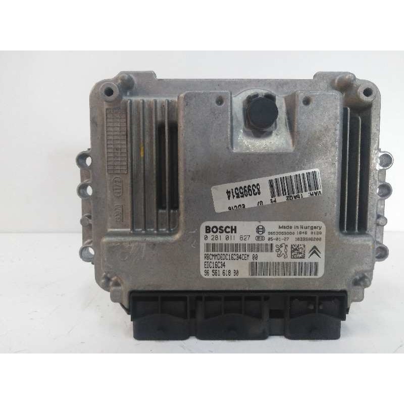 Recambio de centralita motor uce para peugeot 307 (s1) 1.6 hdi referencia OEM IAM 9656161880 0281011627 