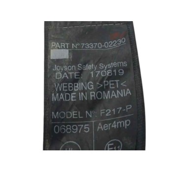 Recambio de cinturon seguridad trasero izquierdo para toyota corolla hatchback (_e21_, _ea1_, _eh1_) 1.8 hybrid (zwe211, zwe219)