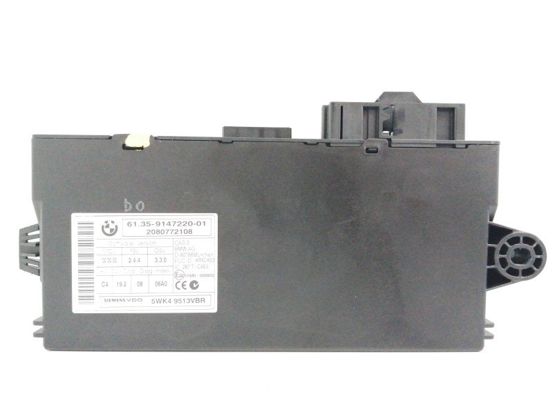 Recambio de modulo electronico para bmw serie 3 berlina (e90) 2.0 turbodiesel cat referencia OEM IAM 61359147220 Recambio de modulo electronico para bmw serie 3 berlina (e90) 2.0 turbodiesel cat referencia OEM IAM 61359147220