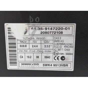 Recambio de modulo electronico para bmw serie 3 berlina (e90) 2.0 turbodiesel cat referencia OEM IAM 61359147220  