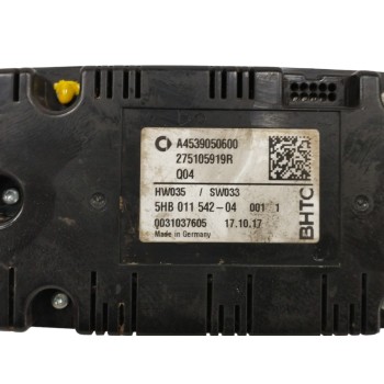 Recambio de mando climatizador para smart forfour 0.9 turbo cat referencia OEM IAM A4539050600 275105919R 