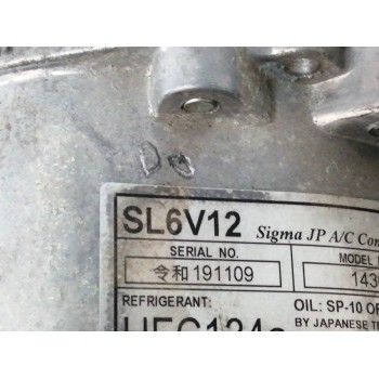 Recambio de compresor aire acondicionado para peugeot 206 cc 1.6 16v cat referencia OEM IAM  SL6V12 