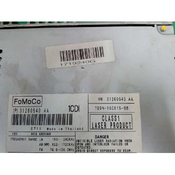 Recambio de sistema audio / radio cd para volvo s80 berlina d5 momentum referencia OEM IAM 7G9N18C815BB  