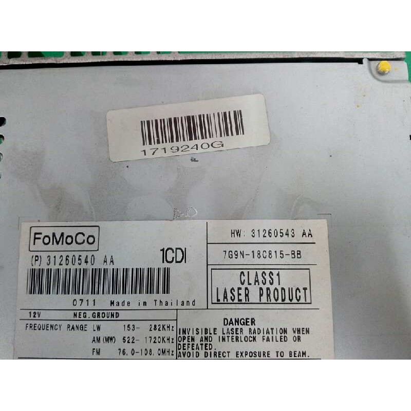 SISTEMA AUDIO / RADIO CD