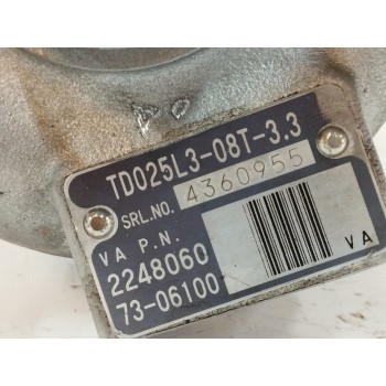 Recambio de turbocompresor para mg serie 75 (j/rj) 2.0 16v cdti referencia OEM IAM 2248060 TD025L308T33 