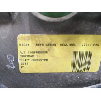 Recambio de compresor aire acondicionado para ford fiesta (cbk) 1.4 16v cat referencia OEM IAM YS4H19D629AB  