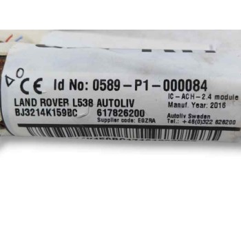 Recambio de airbag cortina delantero derecho para land rover range rover evoque (l538) 2.0 d referencia OEM IAM BJ3214K159BC  