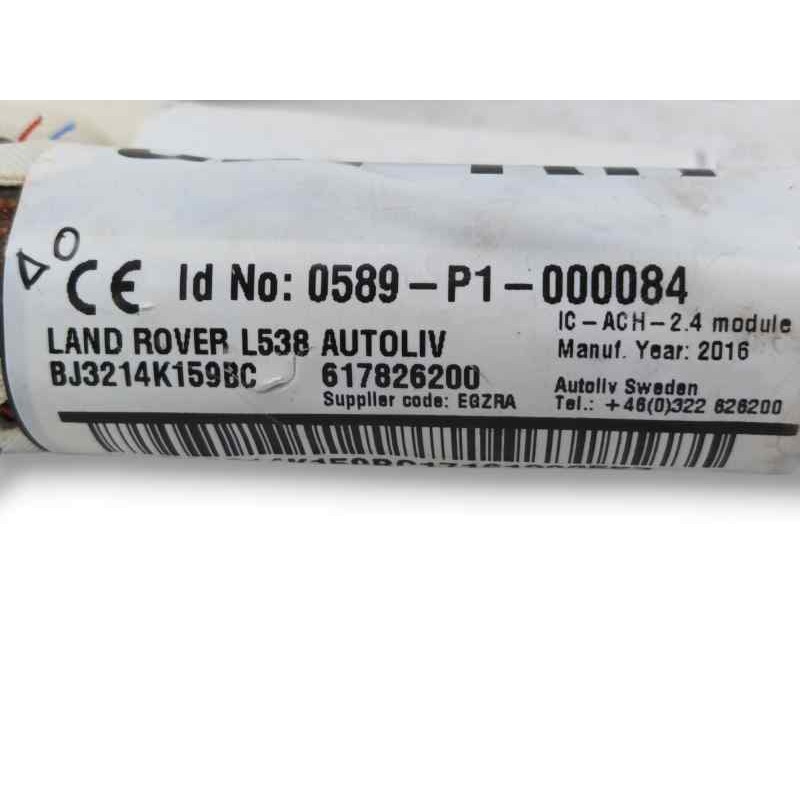 AIRBAG CORTINA DELANTERO DERECHO