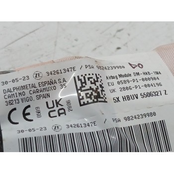 Recambio de airbag cortina delantero derecho para peugeot 3008 ii suv (mc_, mr_, mj_, m4_) hybrid referencia OEM IAM 9824239980 