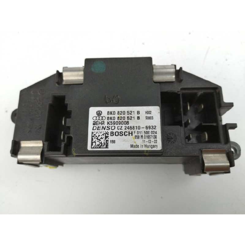 Recambio de resistencia calefaccion para audi a4 ber. (b8) 2.0 16v tdi referencia OEM IAM 8K0820521B F011500024 