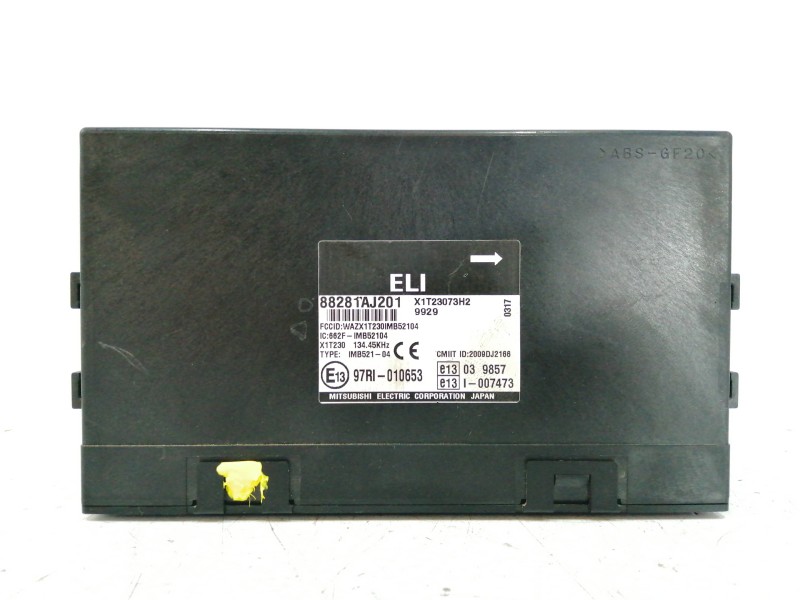 Recambio de modulo electronico para subaru legacy familiar/outback b13 (bp) 2.0 diesel cat referencia OEM IAM 88281AJ201 Recambio de modulo electronico para subaru legacy familiar/outback b13 (bp) 2.0 diesel cat referencia OEM IAM 88281AJ201