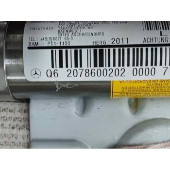 Recambio de airbag cortina delantero derecho para mercedes-benz clase e coupe (w207) 2.1 cdi e220 referencia OEM IAM 2078600202 