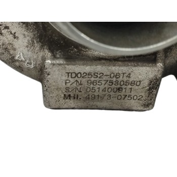 Recambio de turbocompresor para peugeot 307 berlina (s2) 1.6 16v hdi referencia OEM IAM 9657580580  
