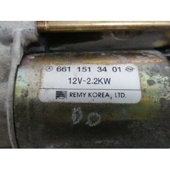 Recambio de motor arranque para ssangyong musso 2.9 turbodiesel cat referencia OEM IAM 6611513401  