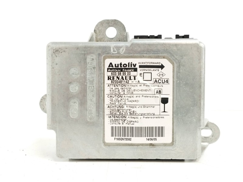 Recambio de centralita airbag para renault megane ii coupe/cabrio 1.6 16v referencia OEM IAM 8200481142  