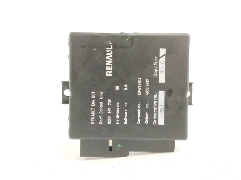 Recambio de modulo electronico para renault megane ii coupe/cabrio 1.6 16v referencia OEM IAM 8200149739  