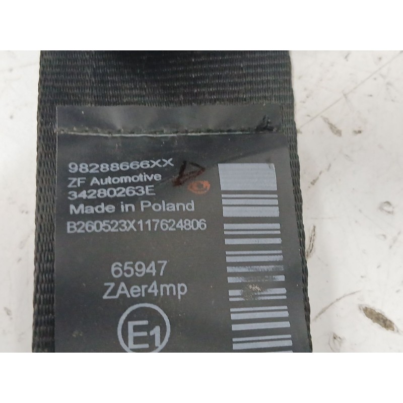 CINTURON SEGURIDAD TRASERO DERECHO