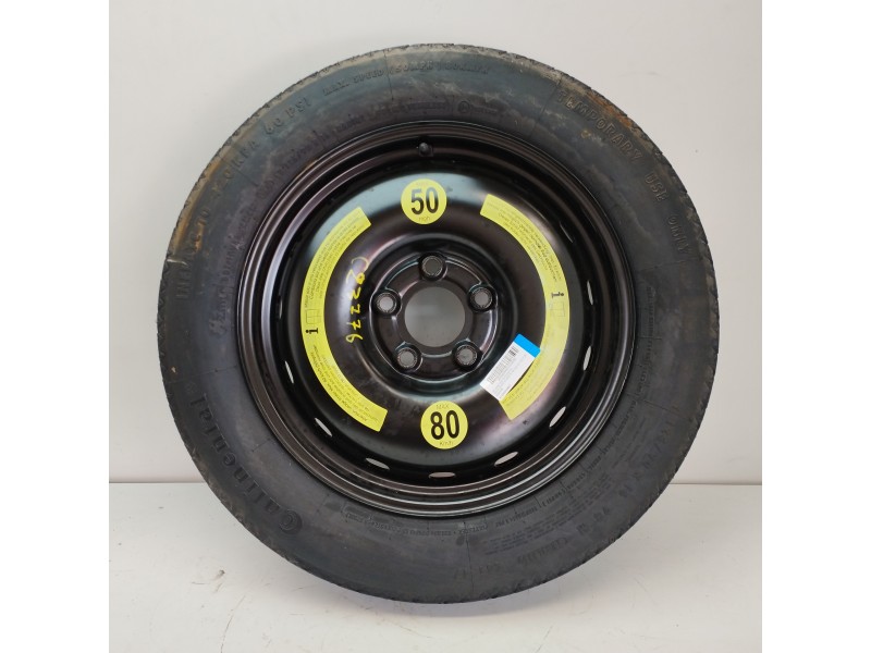 Recambio de neumatico repuesto para mercedes-benz clase a (w169) 2.0 cdi cat referencia OEM IAM A1694000802 3,50BX16H2 Recambio de neumatico repuesto para mercedes-benz clase a (w169) 2.0 cdi cat referencia OEM IAM A1694000802 3,50BX16H2