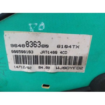 Recambio de cuadro instrumentos para peugeot 206 berlina xt referencia OEM IAM 9648836380 5550003000 