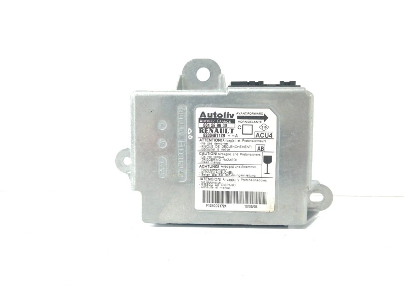 Recambio de centralita airbag para renault megane ii berlina 3p 1.6 16v referencia OEM IAM 8200481129A 604289900 