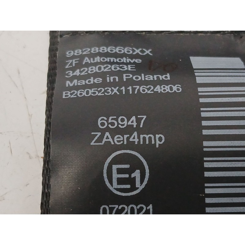 CINTURON SEGURIDAD TRASERO IZQUIERDO