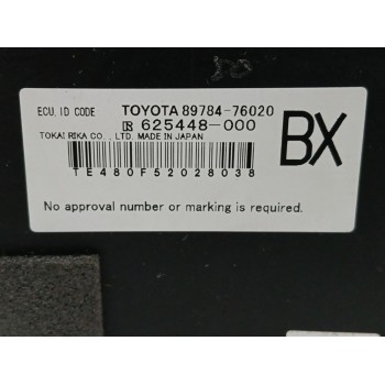 Recambio de modulo electronico para lexus ct 1.8 16v cat (híbrido) referencia OEM IAM 8978476020 625448000 