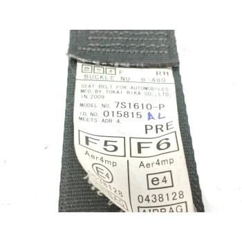 Recambio de cinturon seguridad delantero derecho para subaru legacy familiar/outback b13 (bp) 2.0 diesel cat referencia OEM IAM 