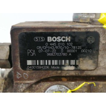 Recambio de bomba inyeccion para fiat scudo furgón (272) 10 comfort l1h1 90 multijet referencia OEM IAM 9683703780 0445010102 