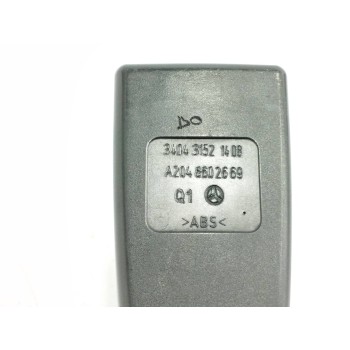 Recambio de enganche cinturon derecho para mercedes-benz clase c (w204) berlina 2.2 cdi cat referencia OEM IAM A2048602669 TRASE