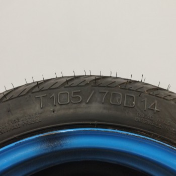 Recambio de neumatico repuesto para chevrolet kalos 1.4 cat referencia OEM IAM 96456591 4TX14 ET49 4H 4X100