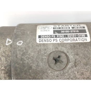Recambio de motor arranque para hyundai sonata (nf) comfort referencia OEM IAM 3610027010 031013190 