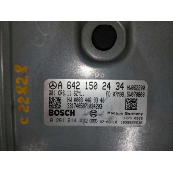 Recambio de centralita motor uce para mercedes-benz clase c (w204) c 320 cdi (204.022) referencia OEM IAM A6421502434 0281014432