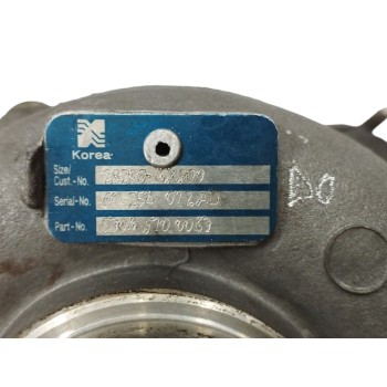 Recambio de turbocompresor para kia carnival 2.9 crdi cat referencia OEM IAM 282004X900 53049700063 
