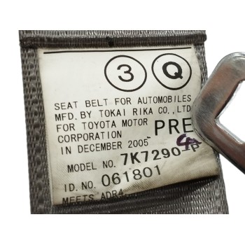 Recambio de cinturon seguridad delantero derecho para lexus rx 3.3 v6 24v cat referencia OEM IAM 7K7290P  