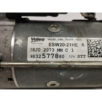Recambio de motor arranque para peugeot 5008 1.5 blue-hdi fap referencia OEM IAM 9832577880  