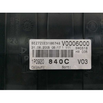 Recambio de cuadro instrumentos para seat leon (1p1) 1.9 tdi referencia OEM IAM 1P0920840C 110080281019 A2C53029654