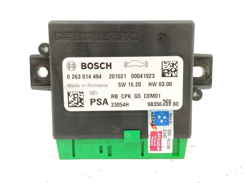 Recambio de modulo electronico para peugeot 5008 1.5 blue-hdi fap referencia OEM IAM 9835626980 026301494 