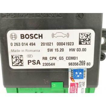 Recambio de modulo electronico para peugeot 5008 1.5 blue-hdi fap referencia OEM IAM 9835626980 026301494 