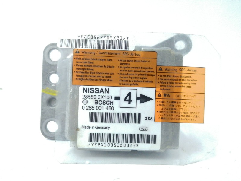 Recambio de centralita airbag para nissan terrano/terrano.ii (r20) 2.7 turbodiesel referencia OEM IAM 285562X100 0285001480 Recambio de centralita airbag para nissan terrano/terrano.ii (r20) 2.7 turbodiesel referencia OEM IAM 285562X100 0285001480