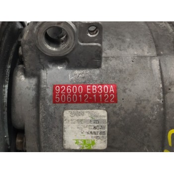 Recambio de compresor aire acondicionado para renault maxity 2.5 diesel referencia OEM IAM 92600EB30A 5060121122 