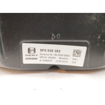 Recambio de no identificado para seat leon sc (5f5) 2.0 16v tsi referencia OEM IAM 5F0035382 ALTAVOZ SUBWOOFER 