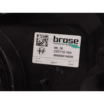 Recambio de elevalunas delantero derecho para alfa romeo giulia (952) 2.0 turbo cat referencia OEM IAM 005055144630 SIN MOTOR 