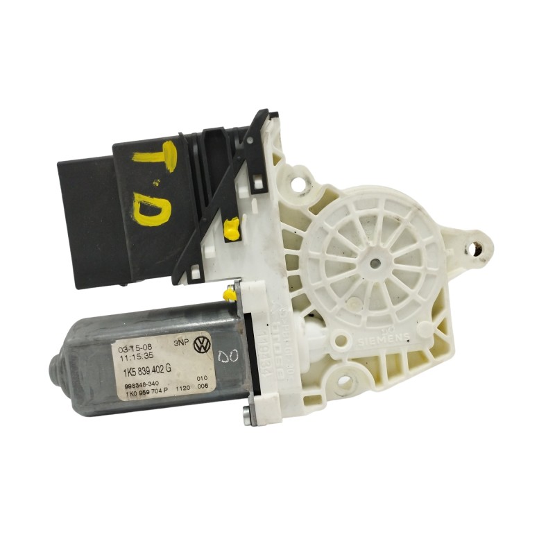 Recambio de motor elevalunas trasero derecho para volkswagen jetta (1k2) 1.9 tdi referencia OEM IAM 1K5839402G 1K0959704P 
