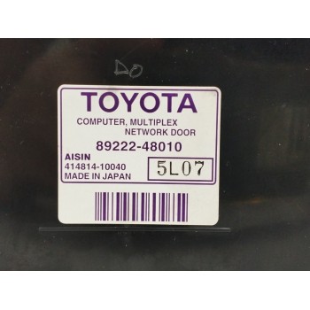 Recambio de modulo electronico para lexus rx 3.3 v6 24v cat referencia OEM IAM 8922248010  