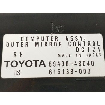 Recambio de modulo electronico para lexus rx 3.3 v6 24v cat referencia OEM IAM 8943048040 615138000 