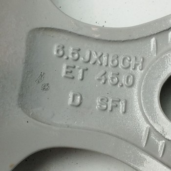 Recambio de llanta para mg mg zr 1.4 16v cat referencia OEM IAM RRC114710XXX 6,5JX16CH ET45,0 