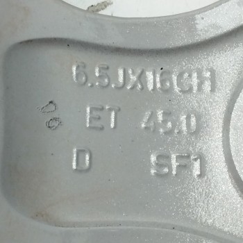 Recambio de llanta para mg mg zr 1.4 16v cat referencia OEM IAM RRC114710XXX 6,5JX16CH ET45,0 