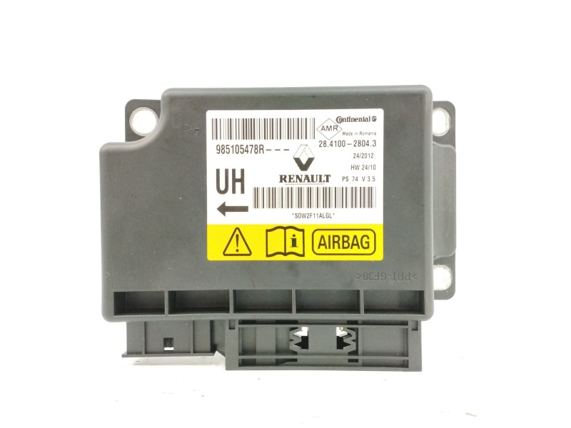 Recambio de centralita airbag para renault megane iii berlina 5 p 1.6 dci diesel fap referencia OEM IAM 985105478R Recambio de centralita airbag para renault megane iii berlina 5 p 1.6 dci diesel fap referencia OEM IAM 985105478R